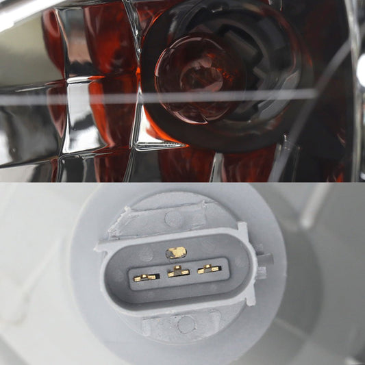 Chrome Headlight Assembly Fit For 2005 - 2015 Peterbilt 325 330 335 337 340 348 Pair - SLBSTORE