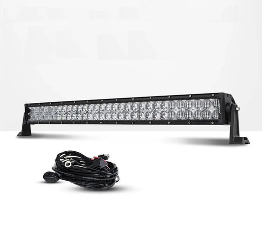 Auxbeam LED Light Bar 5D Series Combo Beam Straight/Curved Double Row - SLBSTORE
