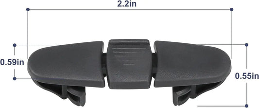 Dishwasher Rack Slide Rail Stop Clip W10508950 Upper Rack Replaces AP6022472 - SLBSTORE