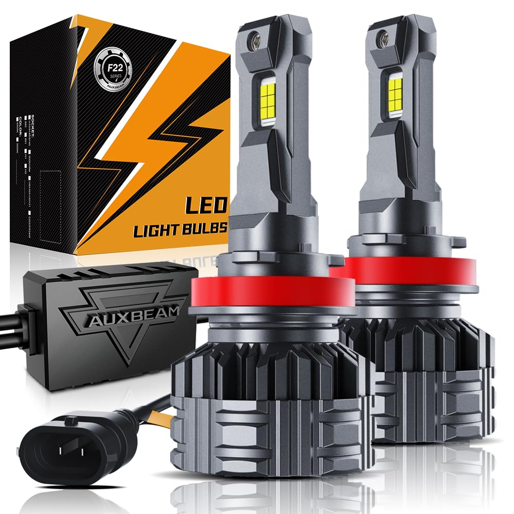 HIGH BRIGHTNESS F22 SERIES 24000LM 110W LED HEADLIGHT BULBS 6500K COOL WHITE - SLBSTORE
