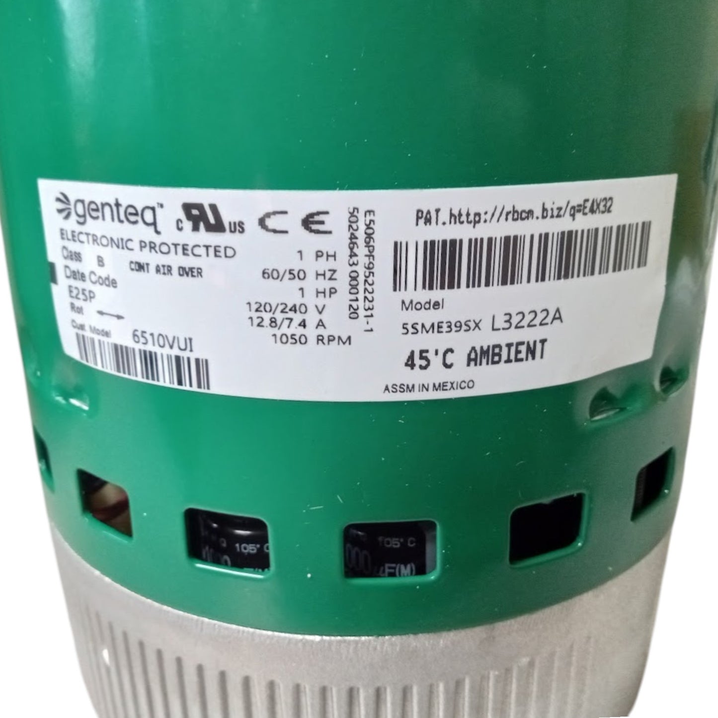 Regal Evergreen VS Motor and Interface Plug-n-Play 6510VUI 1 HP Genteq 3.0 ECM - SLBSTORE