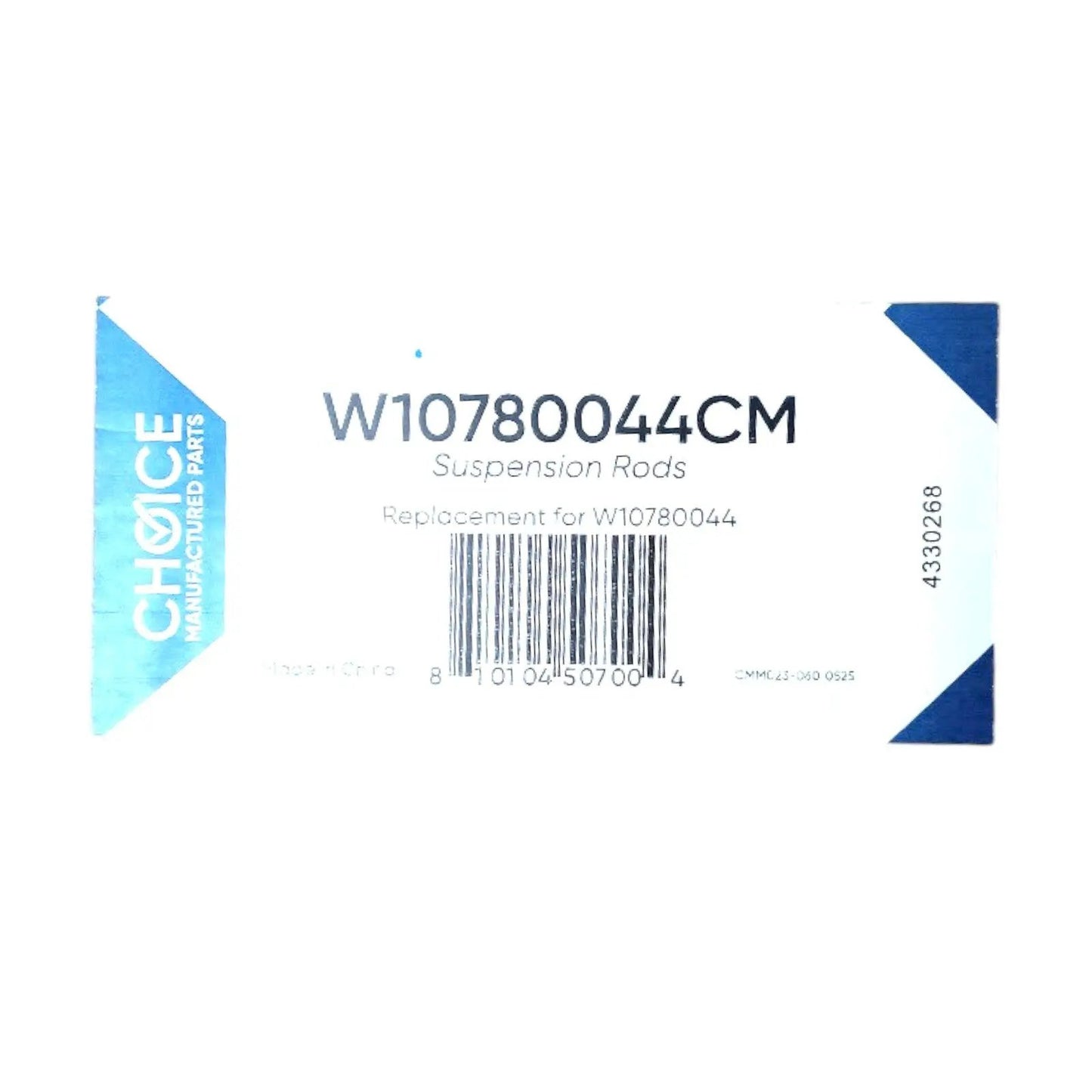 Choice W10780044 Clothes Washing Machine Suspension Rod Set of 4 for Whirlpool - SLBSTORE