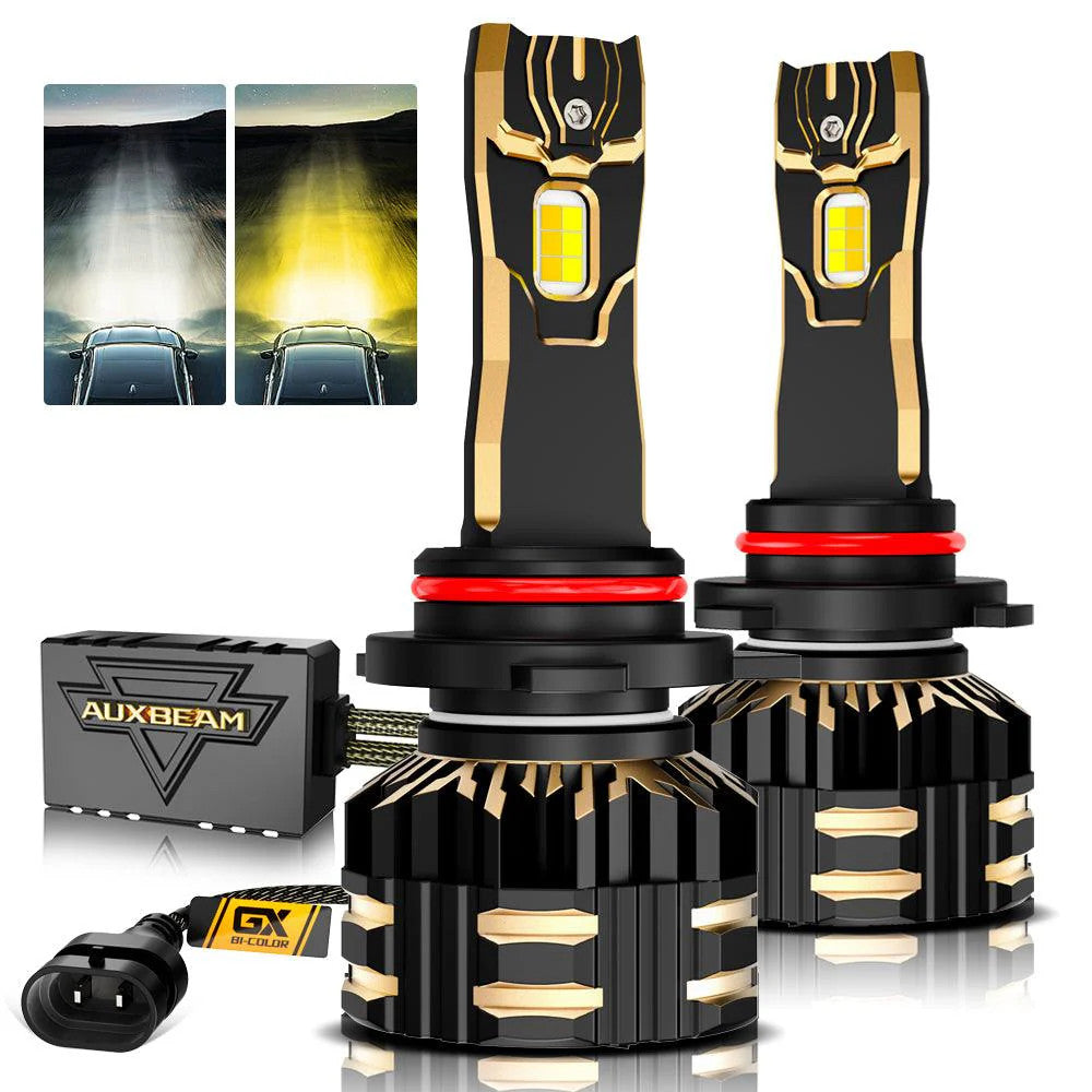 9012 HIGH POWER & BRIGHTNESS GX BI-COLOR SERIES 25000LM 110W LED HEADLIGHT BULBS - SLBSTORE