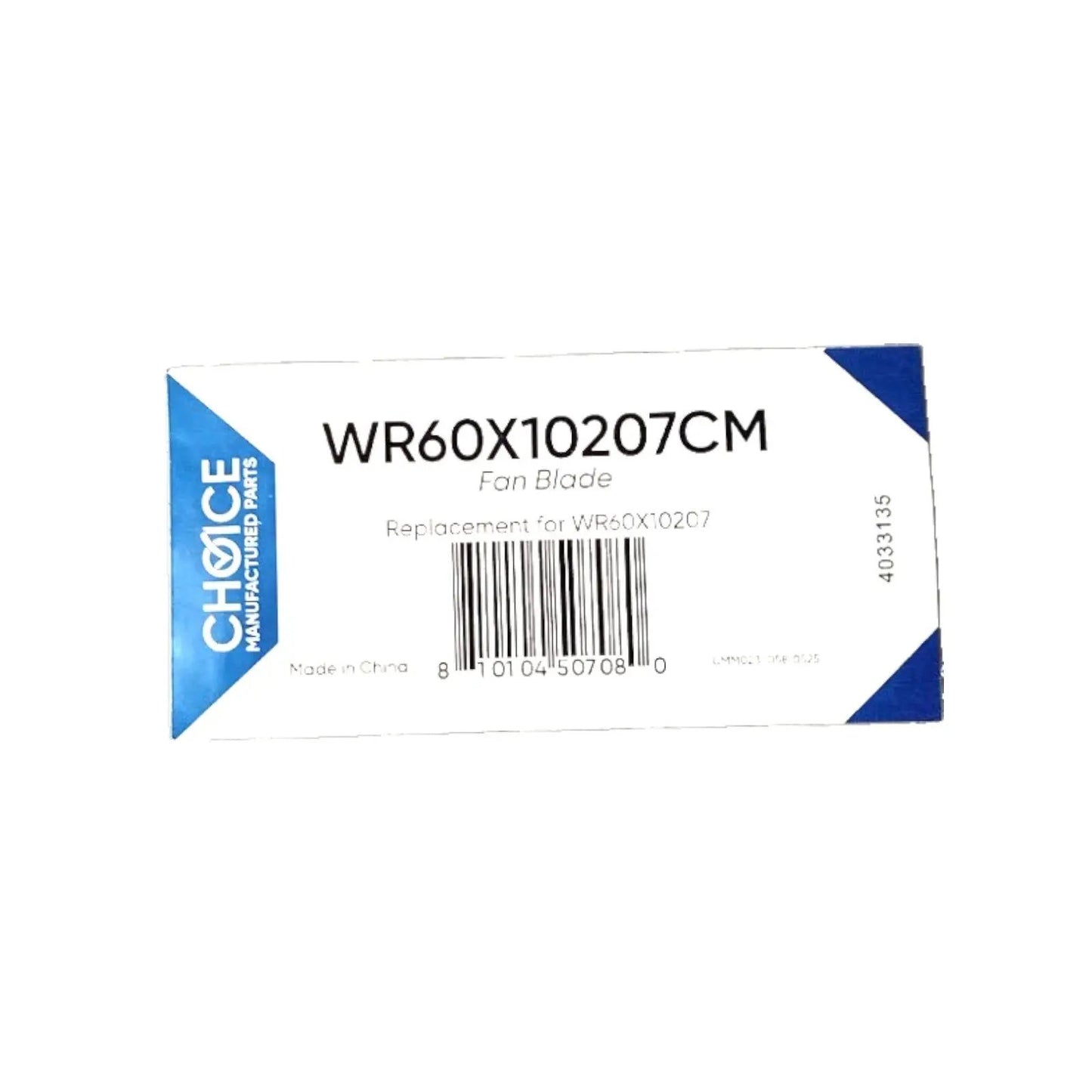 Choice WR60X10207CM Refrigerator Condenser Motor Fan Blade Assembly for GE - SLBSTORE