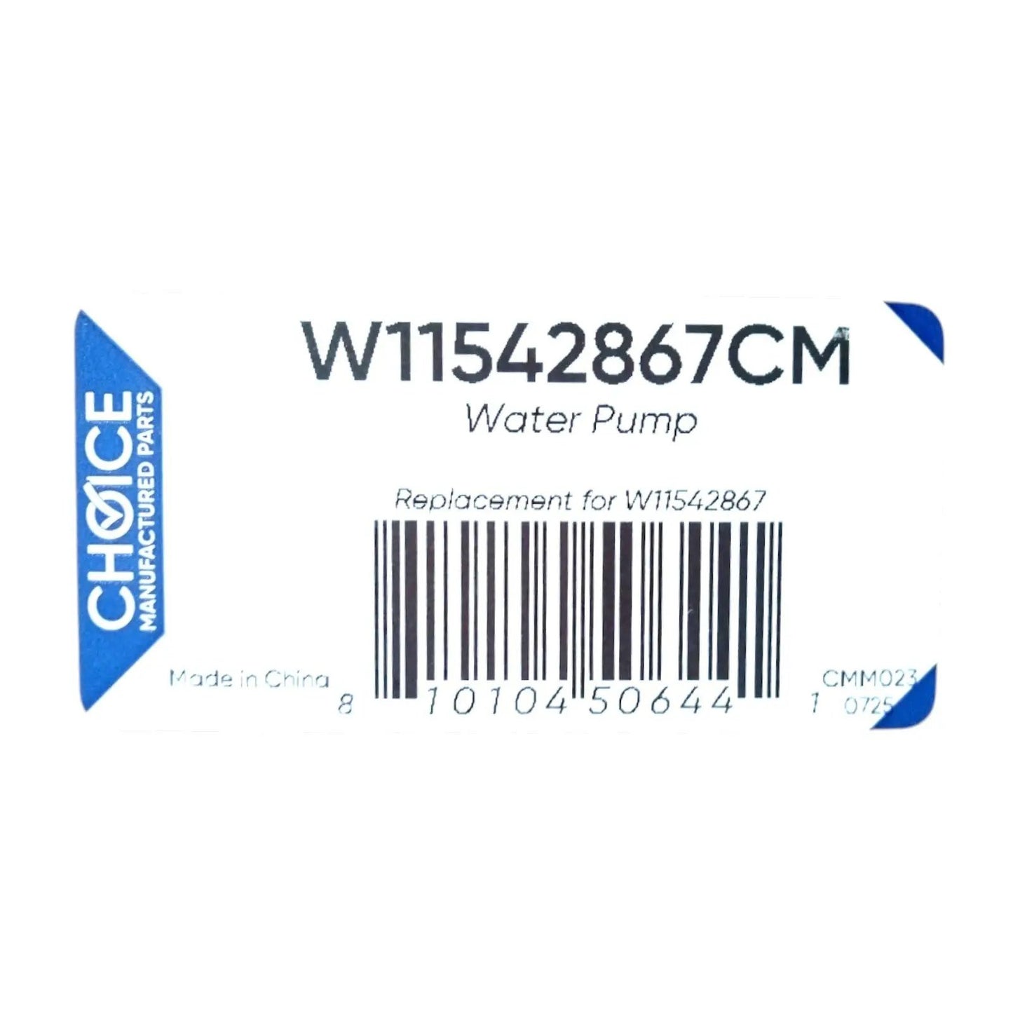 Choice W11542867 Ice Maker Water Pump for Whirlpool Icemaker - SLBSTORE