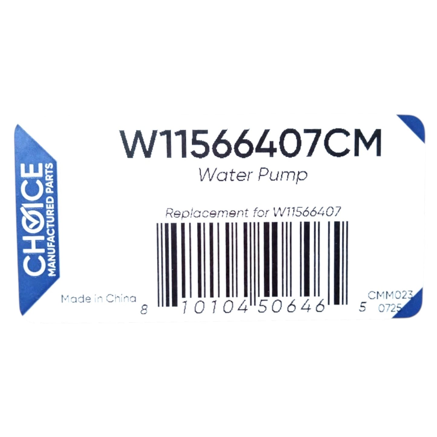 Choice W11566407 Ice Machine Reservoir Drain Pump for Whirlpool - SLBSTORE