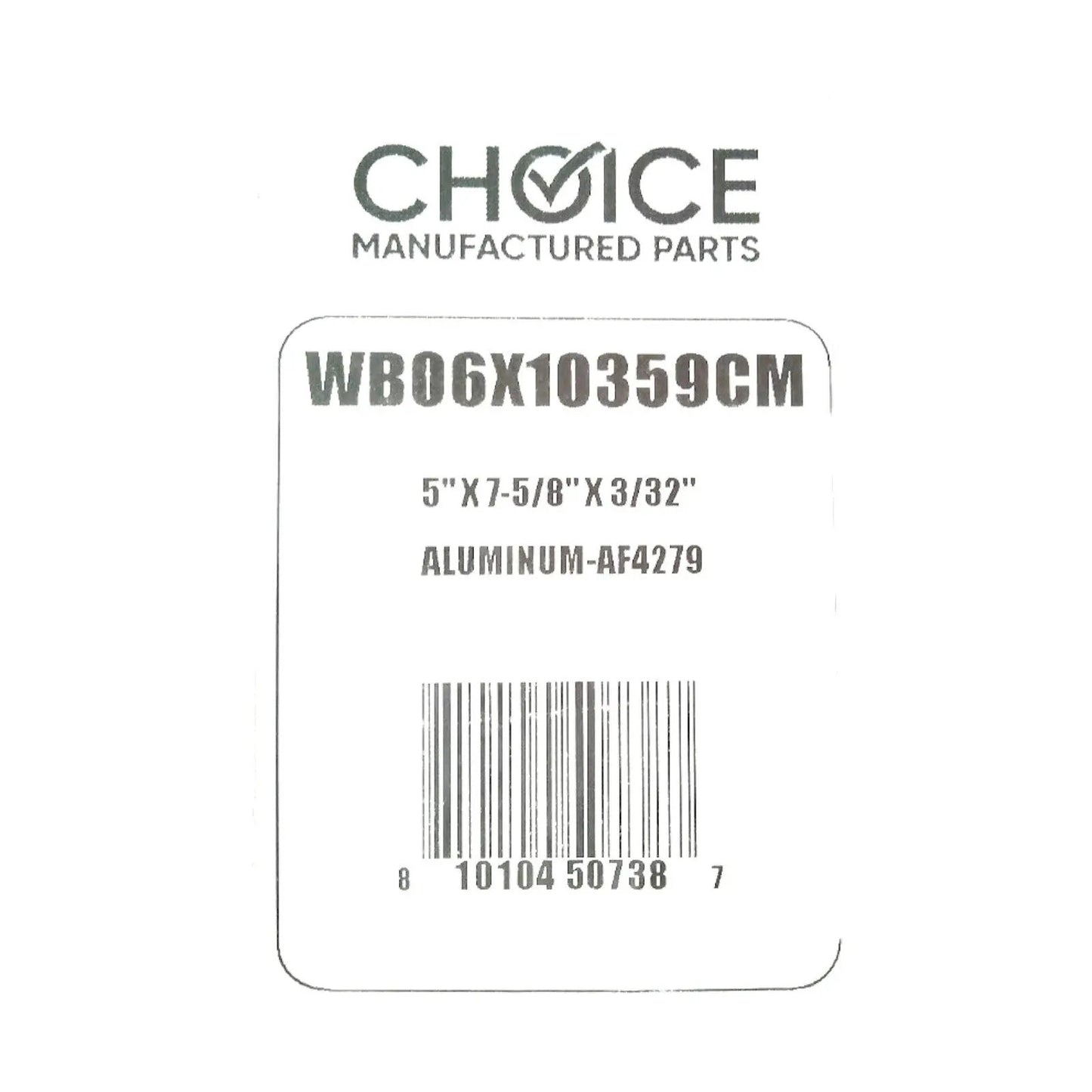 Choice Part WB06X10359 Aluminum Grease Range Vent Hood Filter for GE - SLBSTORE