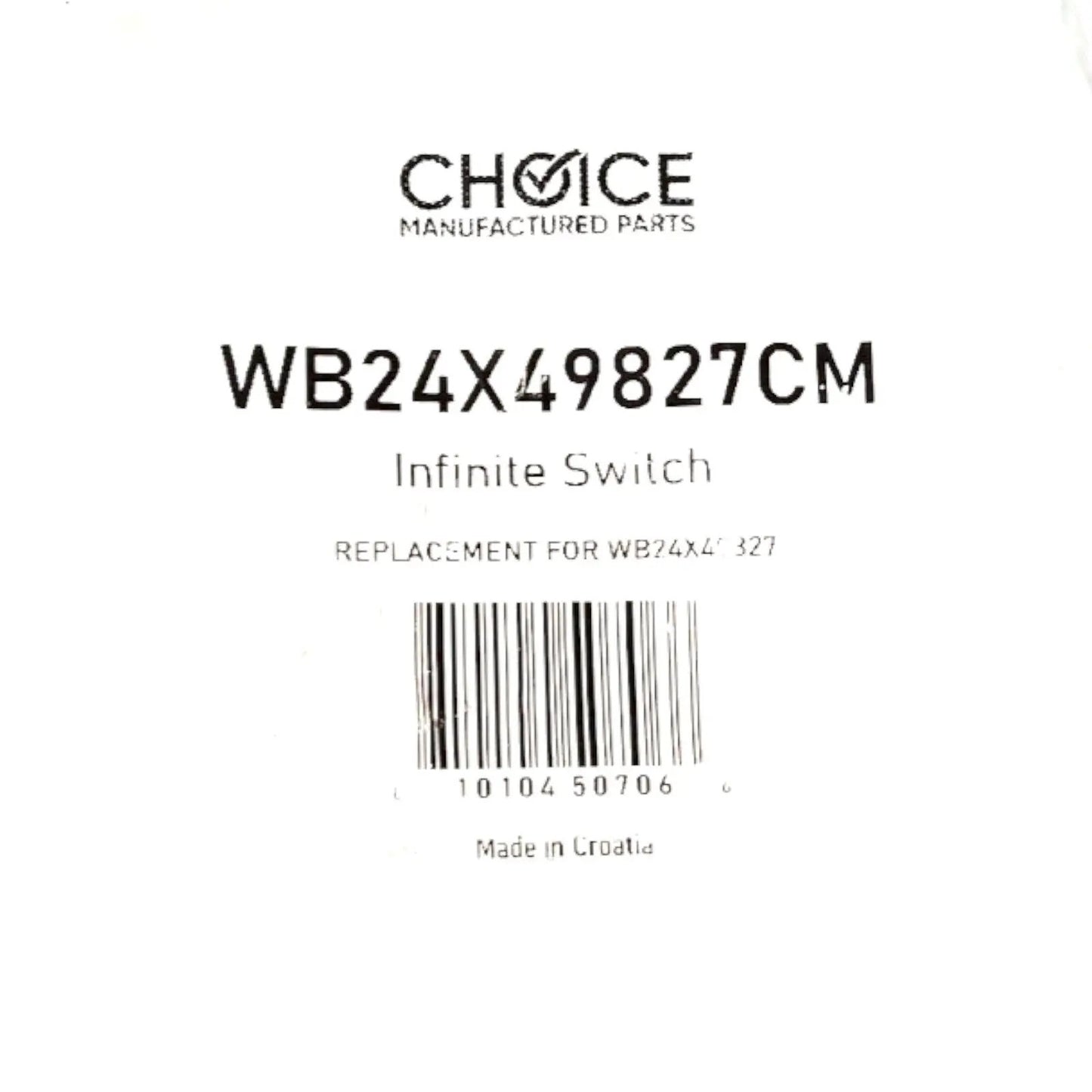 WB24X49827 Range Burner Infinite Switch Control for GE Stove - SLBSTORE