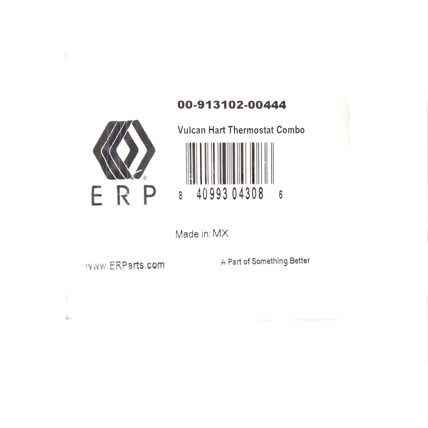 ERP 00-913102-00444 Gas Thermostat Heat Controller for Vulcan Griddles and Ovens - SLBSTORE