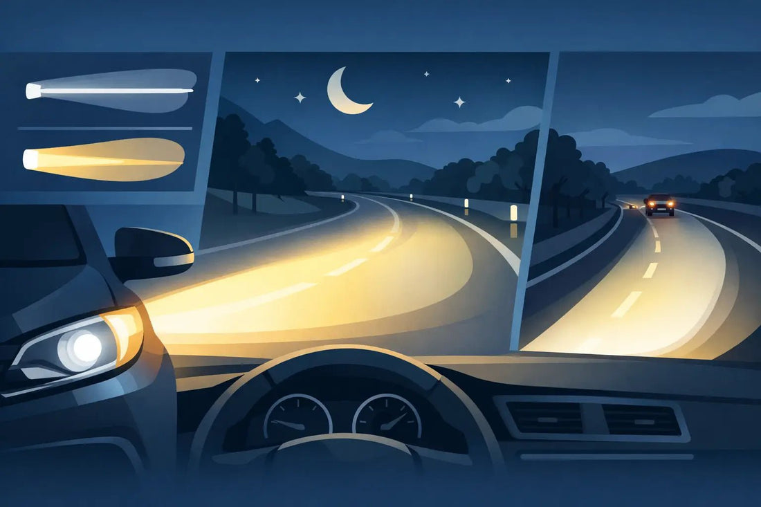 Headlight Beam Pattern Guide for Better Night Vision - SLBSTORE