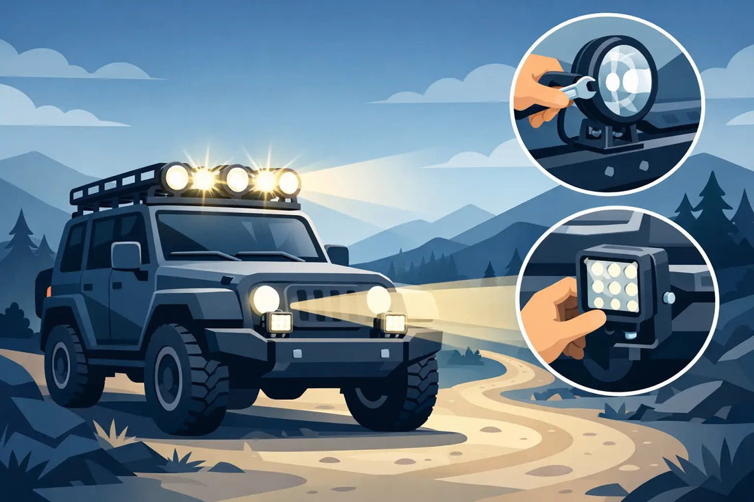 How to Mount Off Road Lights for Better Visibility - SLBSTORE