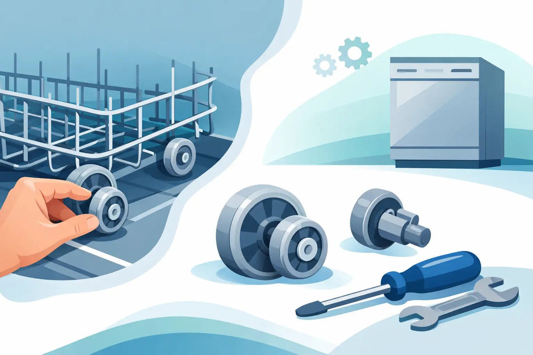 Dishwasher Rack Wheel Replacement Made Simple - SLBSTORE