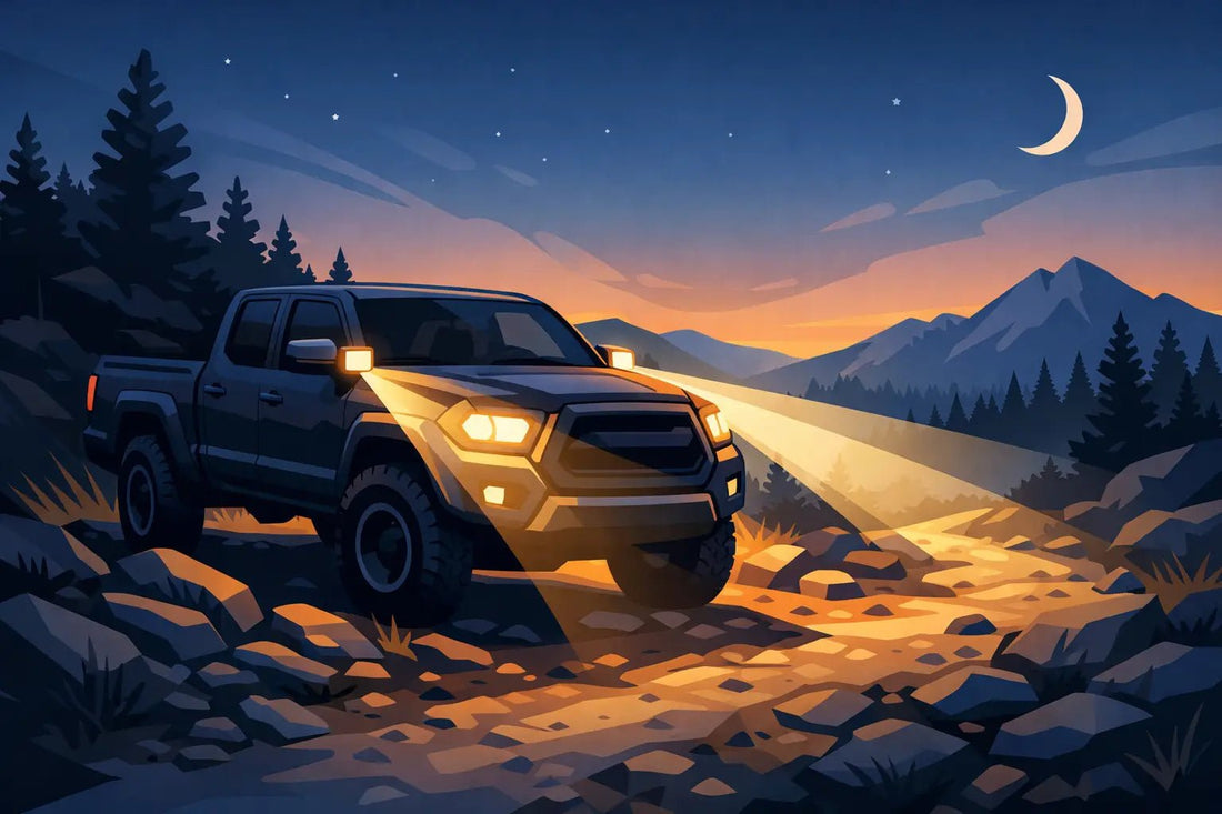 LED Ditch Lights for Trucks That Improve Trail Vision - SLBSTORE