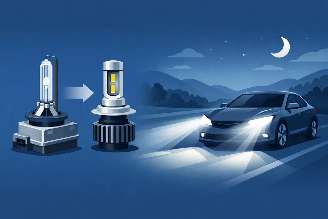 HID Replacement LED Bulbs for Better Visibility - SLBSTORE