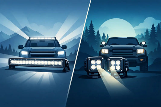 LED Light Bar vs Pod Lights for Your Truck - SLBSTORE