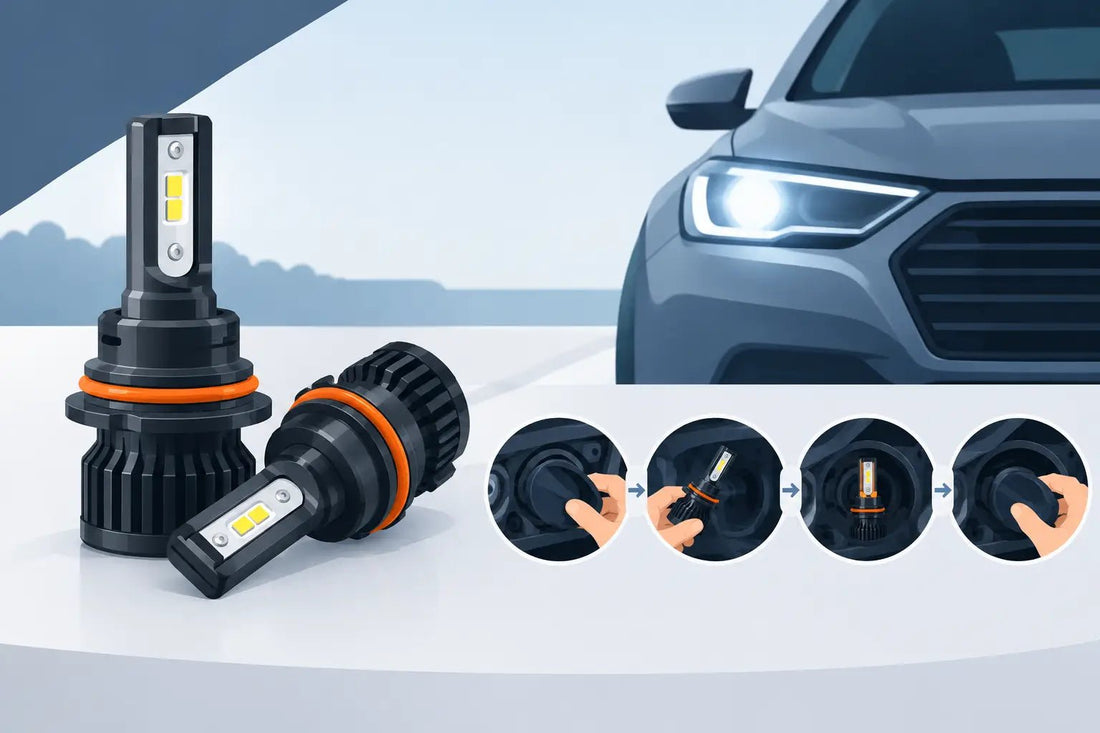 How to Install 9007 LED Bulbs the Right Way - SLBSTORE
