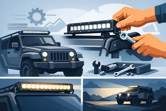 Auxbeam Light Bar Installation Guide - SLBSTORE