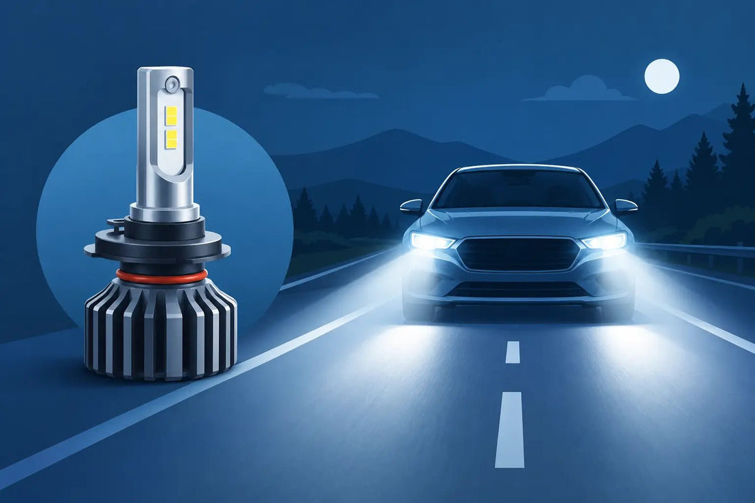 LED Bulb Fitment for Better Night Visibility - SLBSTORE