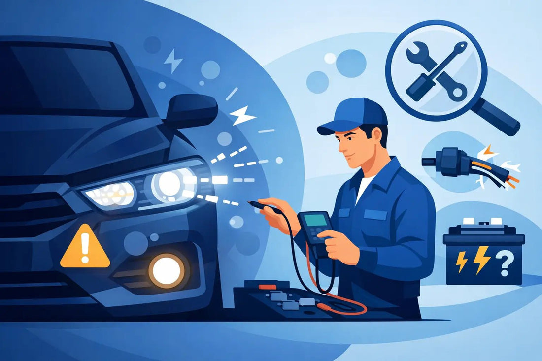Why Are LED Headlights Flickering? Fix It - SLBSTORE