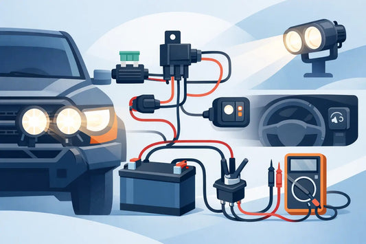 How to Wire Auxiliary Lights for Safe, Clean Power - SLBSTORE