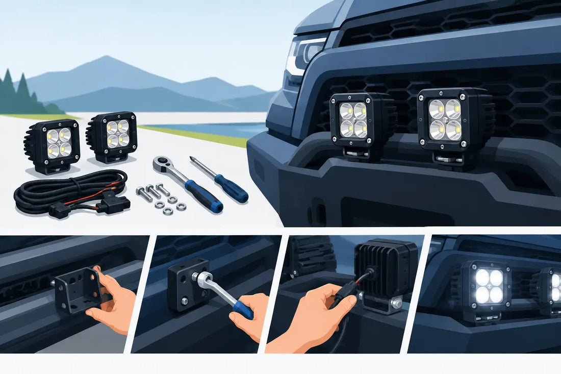 How to Install LED Pod Lights the Right Way - SLBSTORE