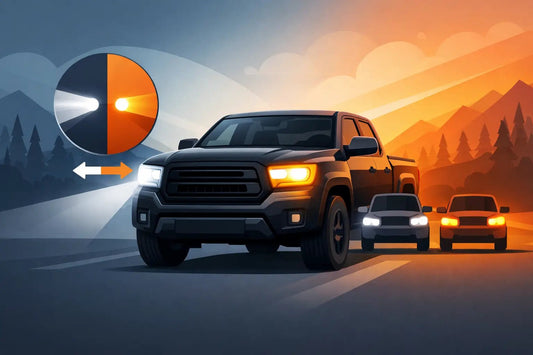 How Dual Color Switchback Lights Work on Trucks - SLBSTORE
