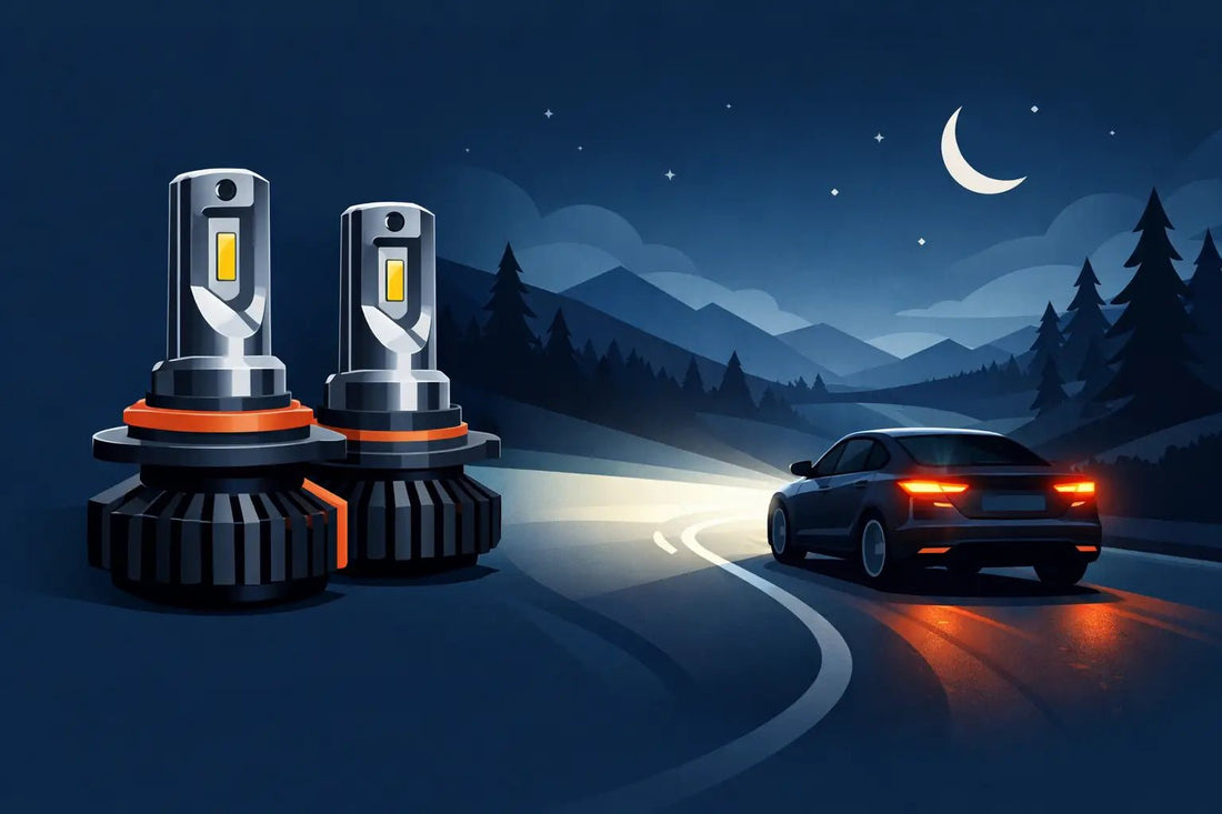 Auxbeam Headlight Bulbs Review for Night Driving - SLBSTORE