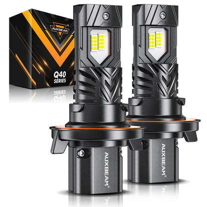AUXBEAM Q40 Series Ultra-High Brightness 30000LM 120W LED Headlight Bulbs 6500K - SLBSTORE