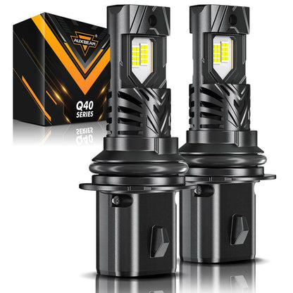 AUXBEAM Q40 Series Ultra-High Brightness 30000LM 120W LED Headlight Bulbs 6500K - SLBSTORE