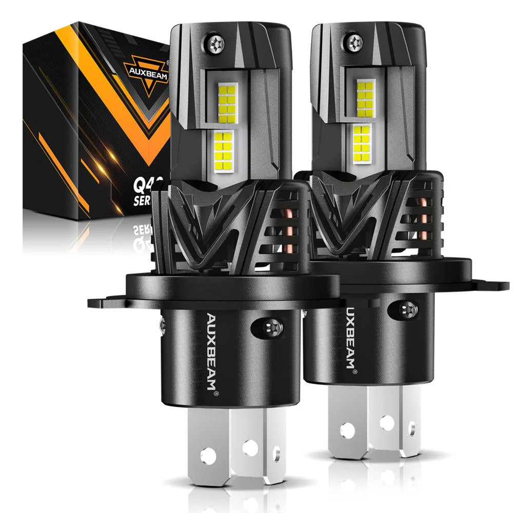 AUXBEAM Q40 Series Ultra-High Brightness 30000LM 120W LED Headlight Bulbs 6500K - SLBSTORE