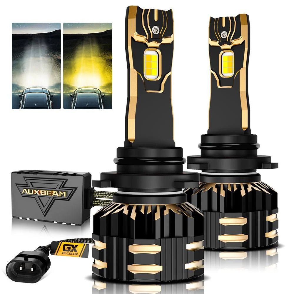 AUXBEAM HIGH POWER & BRIGHTNESS GX BI-COLOR SERIES 25000LM 110W LED HEADLIGHTS DUAL COLOR SWITCHBACK - SLBSTORE