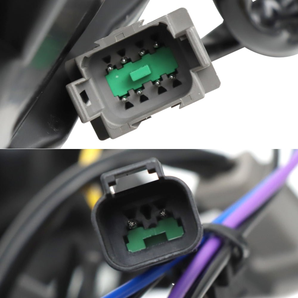 Chrome Headlights Assembly Compatible With 2008 - 2018 Peterbilt 388 389 Pair - SLBSTORE