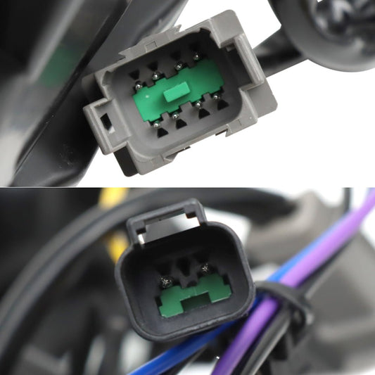 Chrome Headlights Assembly Compatible With 2008 - 2018 Peterbilt 388 389 Pair - SLBSTORE