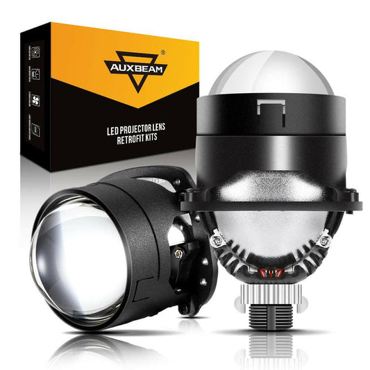BI-LED PROJECTOR LENS HEADLIGHT 2.5 INCH 80W 6000K NON-DESTRUCTIVE INSTALLATION - SLBSTORE