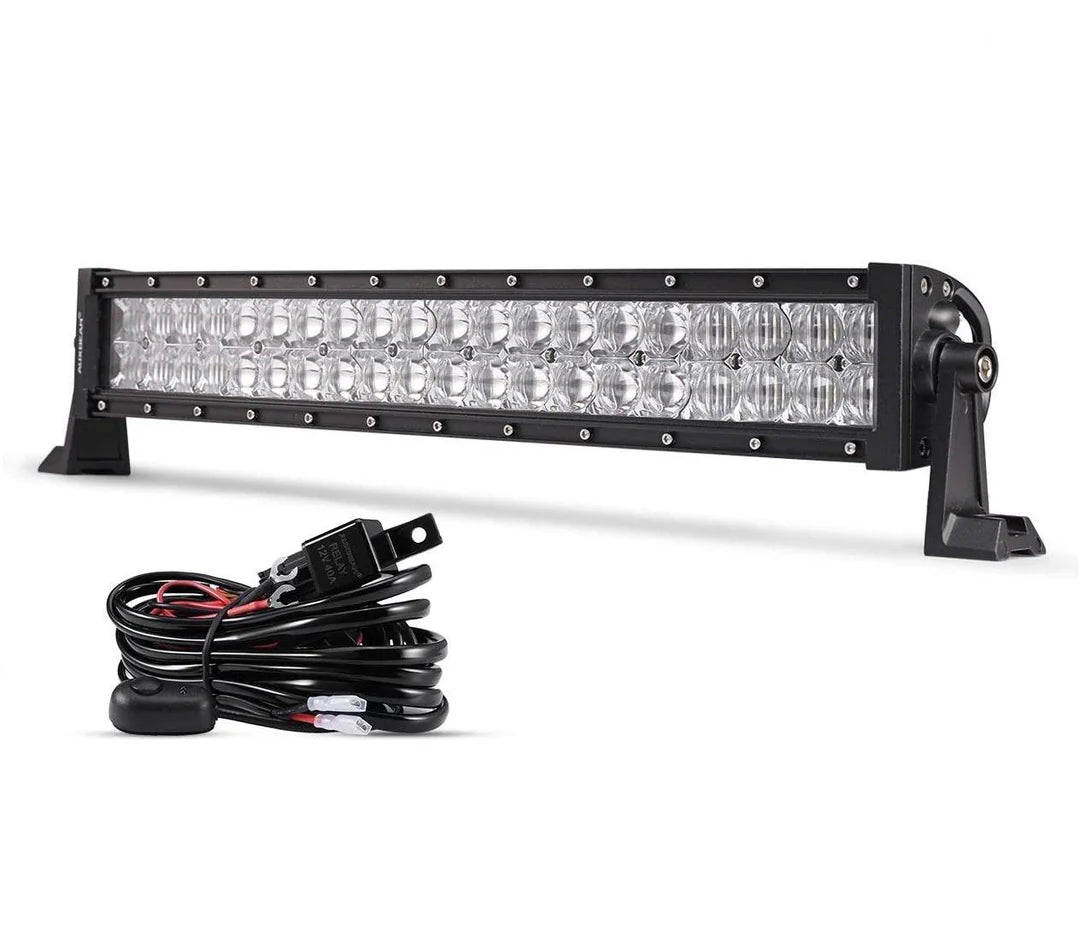 Auxbeam LED Light Bar 5D Series Combo Beam Straight/Curved Double Row - SLBSTORE