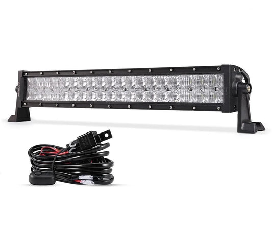 Auxbeam LED Light Bar 5D Series Combo Beam Straight/Curved Double Row - SLBSTORE