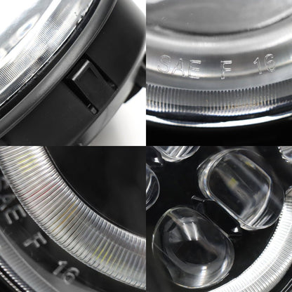 Pair LED Fog Lights Compatible With 2000 - 2015 Freightliner CenturyColumbia - SLBSTORE