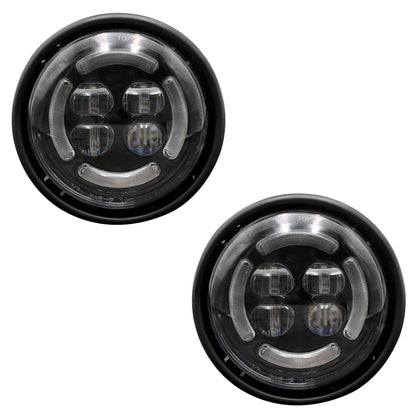 Pair LED Fog Lights Compatible With 2000 - 2015 Freightliner CenturyColumbia - SLBSTORE