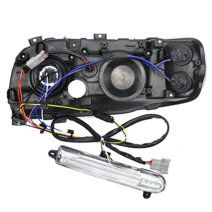 Chrome Headlights Assembly Compatible With 2008 - 2018 Peterbilt 388 389 Passenger Side - SLBSTORE