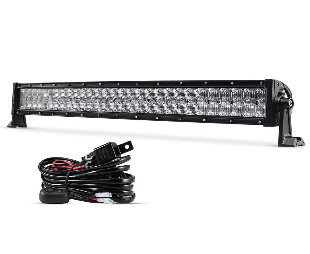 Auxbeam LED Light Bar 5D Series Combo Beam Straight/Curved Double Row - SLBSTORE