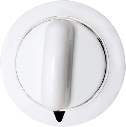 WE1M654 Timer Control Knob with Metal Ring - Compatible For GE Hotpoint Dryer - SLBSTORE