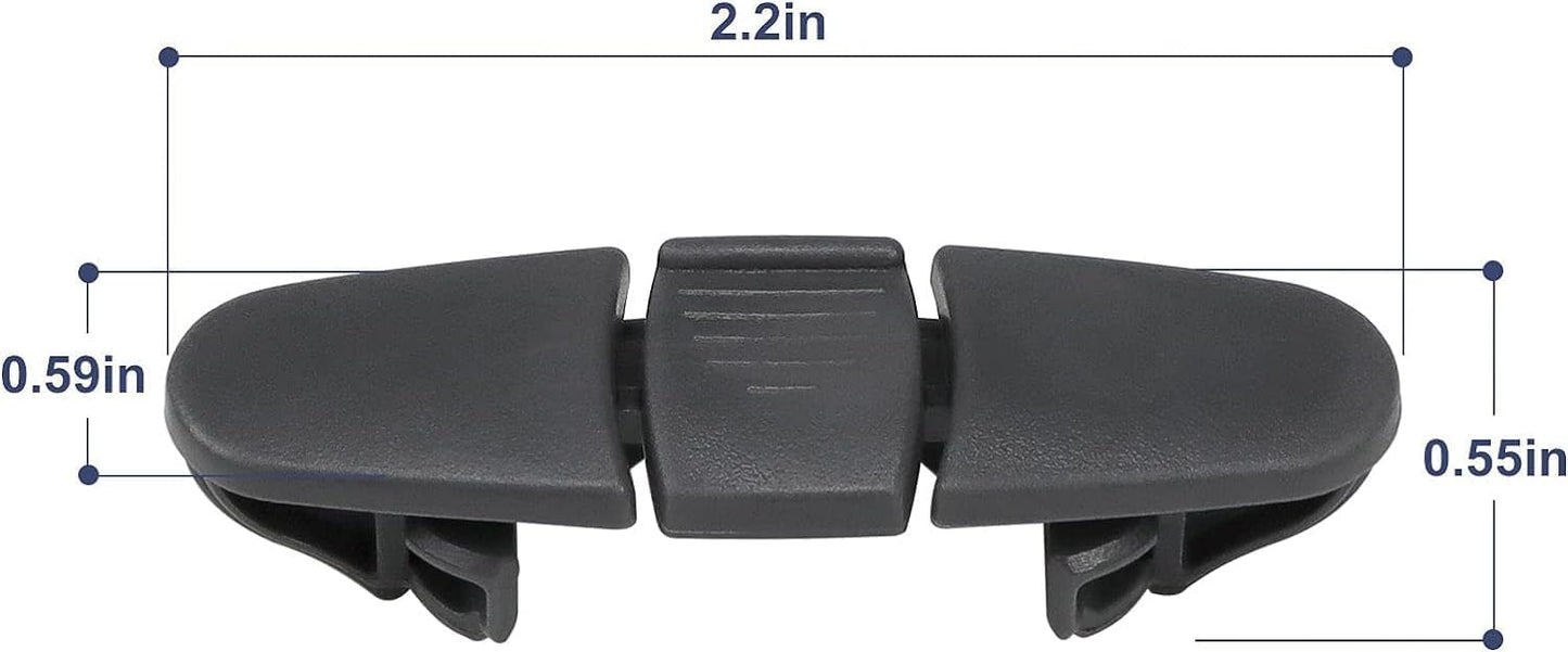 Dishwasher Rack Slide Rail Stop Clip W10508950 Upper Rack Replaces AP6022472 - SLBSTORE