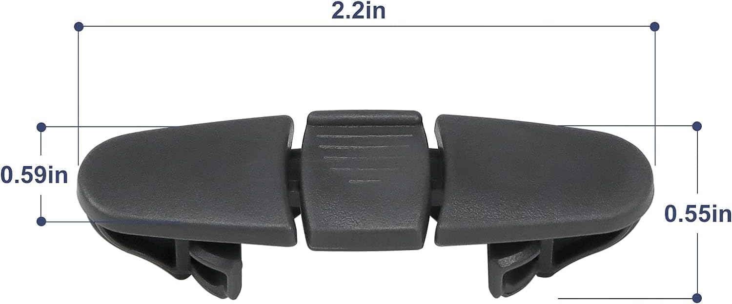 Dishwasher Rack Slide Rail Stop Clip W10508950 Upper Rack Replaces AP6022472 - SLBSTORE