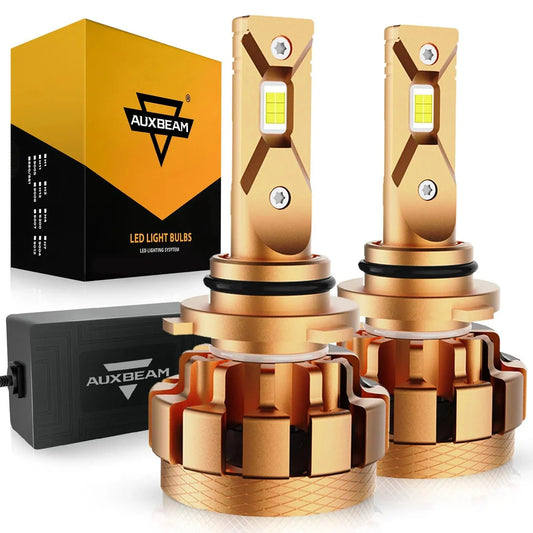 Auxbeam F-16 PLUS Series 18000LM 70W LED Headlight Bulbs 6000K Cool White - SLBSTORE