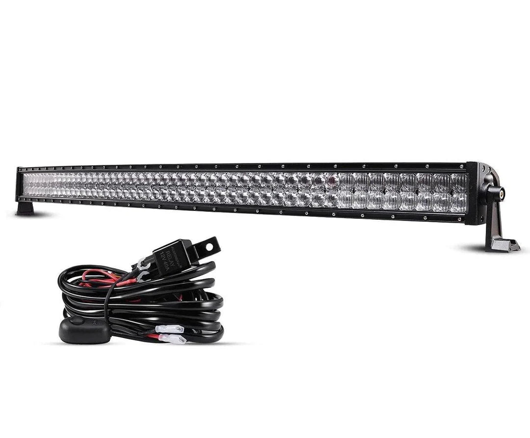 Auxbeam LED Light Bar 5D Series Combo Beam Straight/Curved Double Row - SLBSTORE