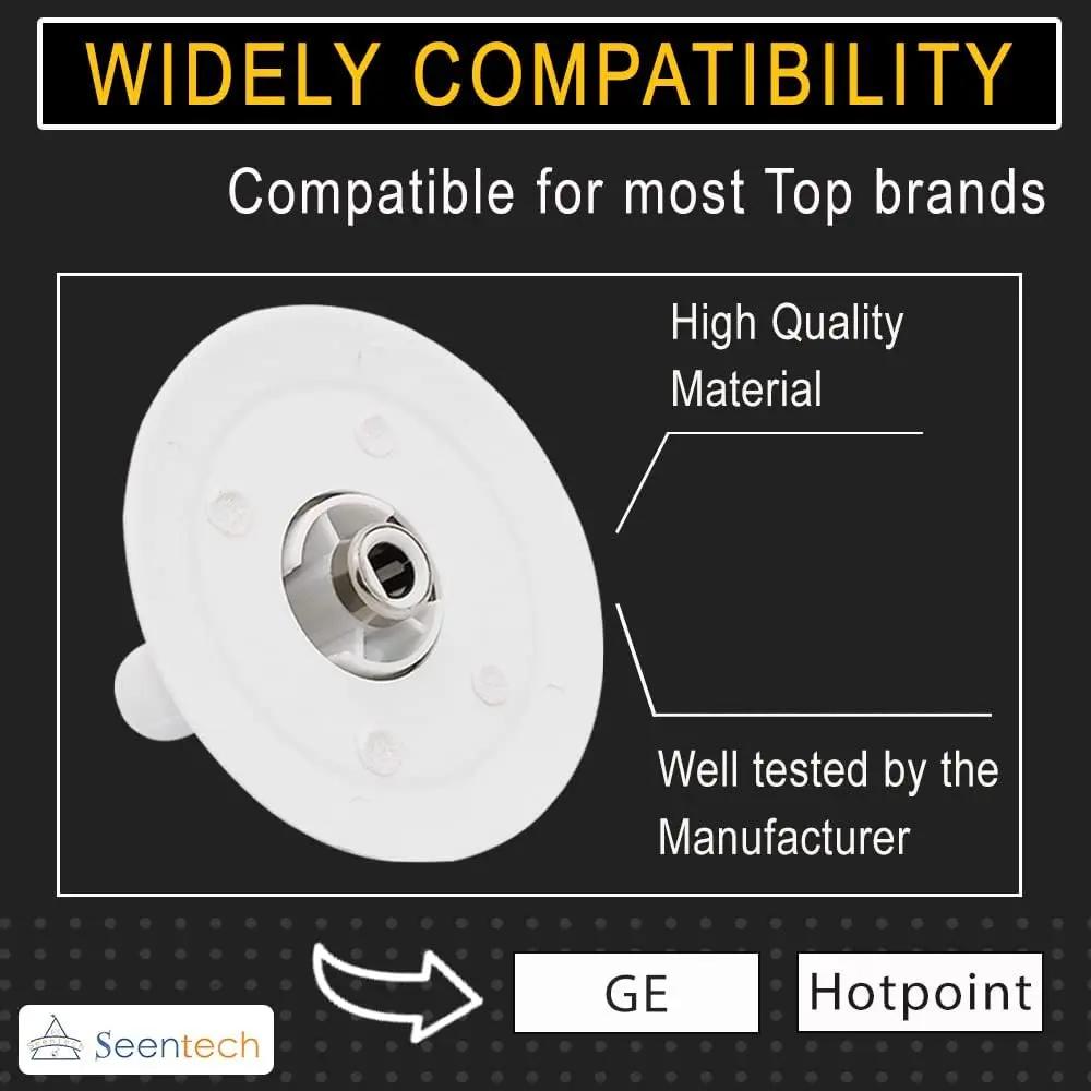 WE1M654 Timer Control Knob with Metal Ring - Compatible For GE Hotpoint Dryer - SLBSTORE