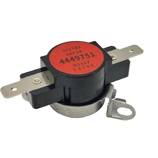 WP4449751 Range Oven High Limit Thermostat Compatible with Whirlpool, KitchenAid - SLBSTORE