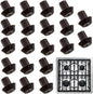 20-Pack Rubber Feet Stove Grates Compatible Viking Range Models DVGSU101 & VGRT560-6GQ - SLBSTORE