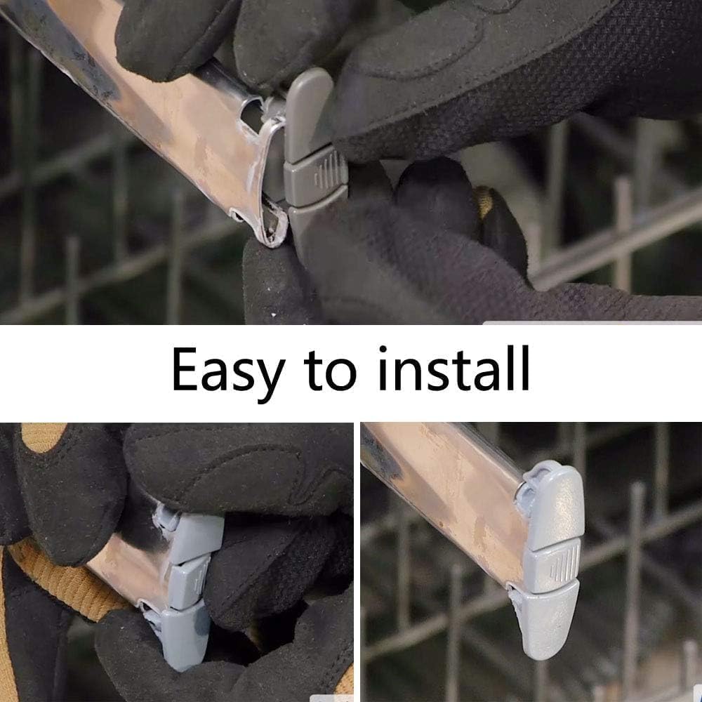 Dishwasher Rack Slide Rail Stop Clip W10508950 Upper Rack Replaces AP6022472 - SLBSTORE