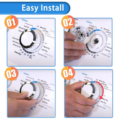 WE01X24552 Dryer Timer Control Knob Replacement Compatible with GE General Electric And Gas Dryer - SLBSTORE